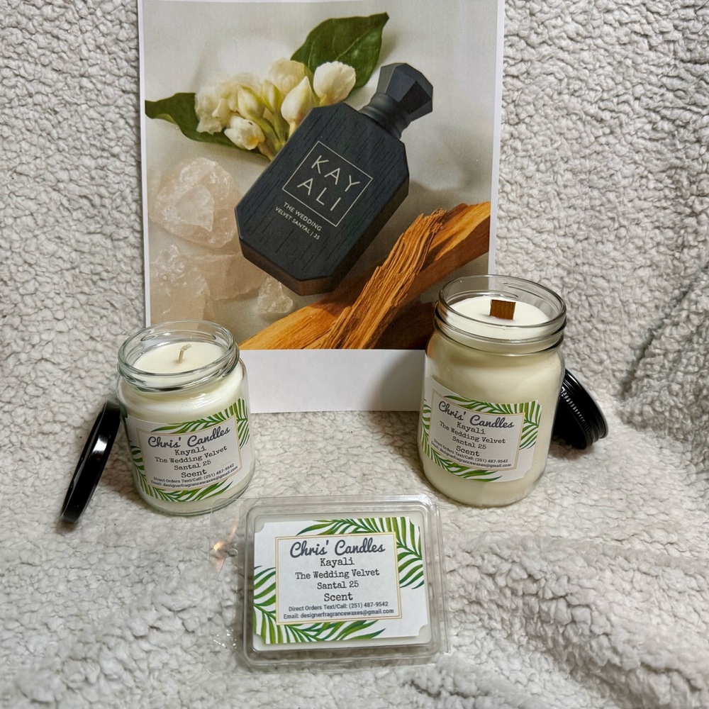 Kayali The Wedding Velvet Santal 35 Scent Candle Bundle